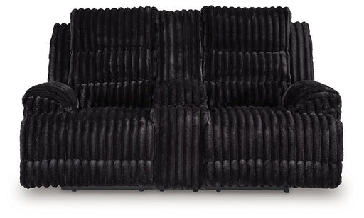 Rhine Falls Reclining Loveseat with Console - Golden Home Furniture