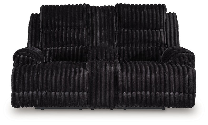 Rhine Falls Reclining Loveseat with Console - Golden Home Furniture (Columbus, OH) - Multi Location