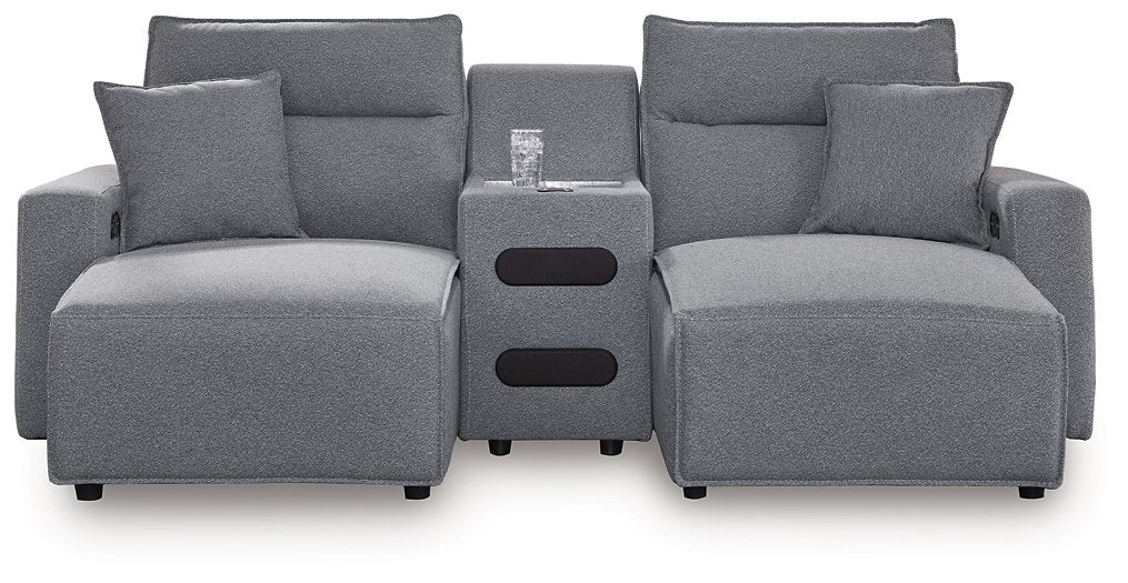 Modmax Power Reclining Sectional with Chaise - Golden Home Furniture (Columbus, OH) - Multi Location