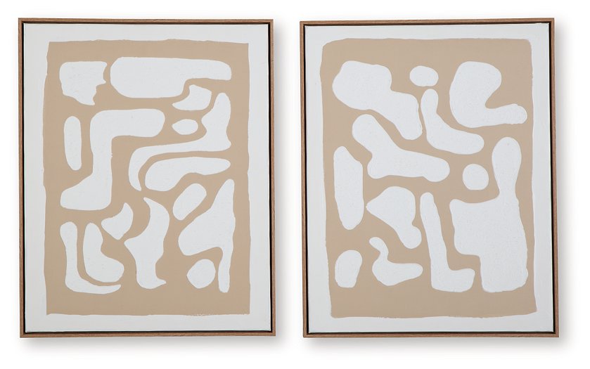 Waldett Wall Art (Set of 2) - Golden Home Furniture