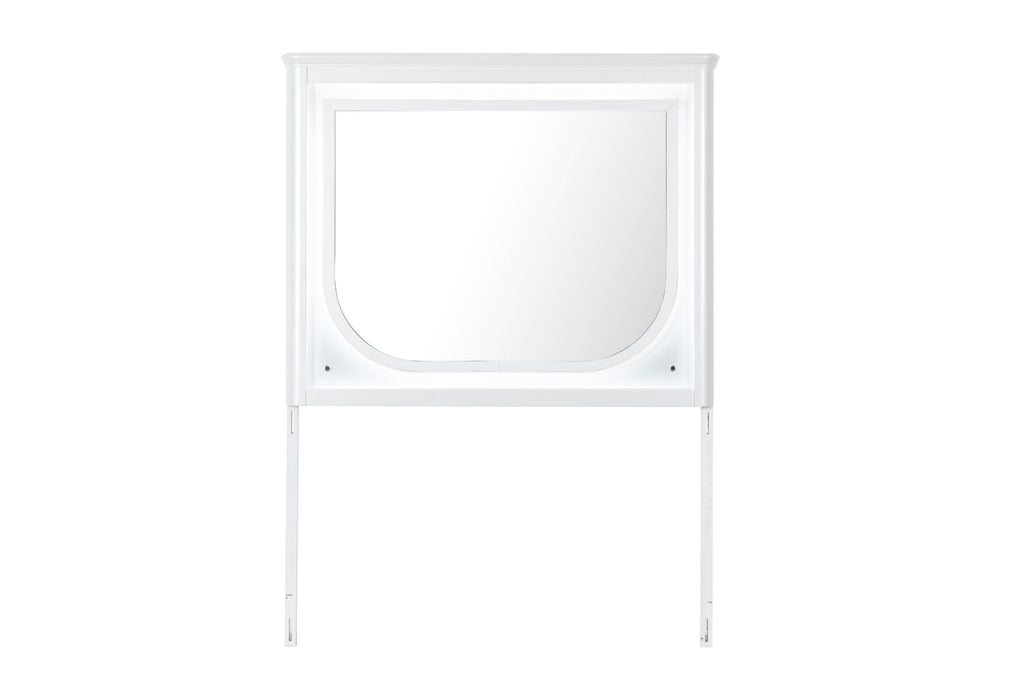 Apollo Grey Mirror With Led - Golden Home Furniture (Columbus, OH) - Multi Location