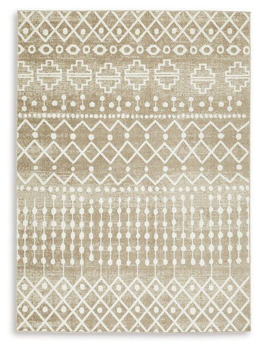 Bunchly 4'11" x 7'2" Washable Rug - Golden Home Furniture