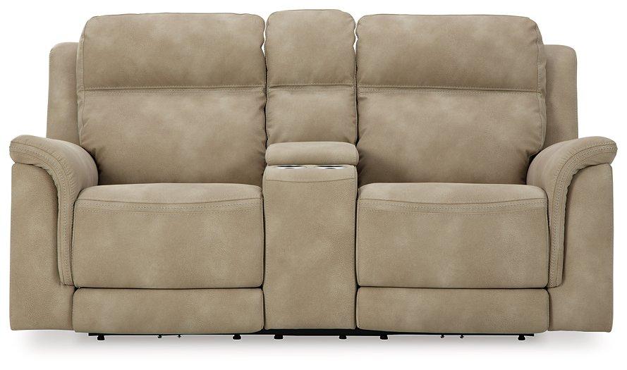 Next-Gen DuraPella Power Reclining Loveseat with Console - Golden Home Furniture (Columbus, OH) - Multi Location