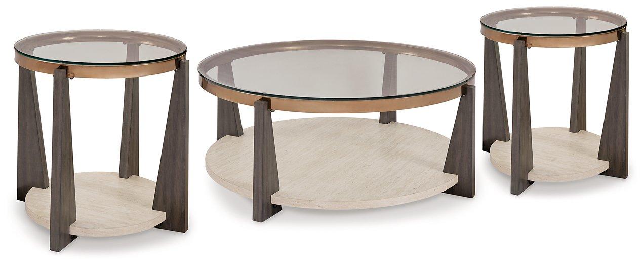 Frazwa Occasional Table Set - Golden Home Furniture (Columbus, OH) - Multi Location