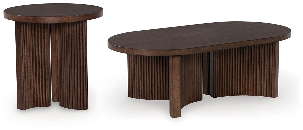 Korestone Occasional Table Set - Golden Home Furniture (Columbus, OH) - Multi Location
