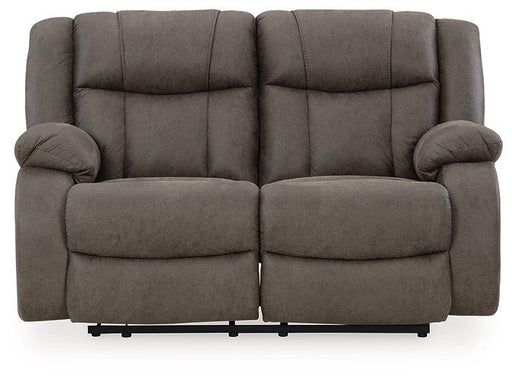 First Base Reclining Loveseat - Golden Home Furniture