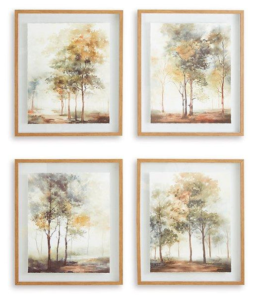 Bryneford Wall Art (Set of 4) - Golden Home Furniture