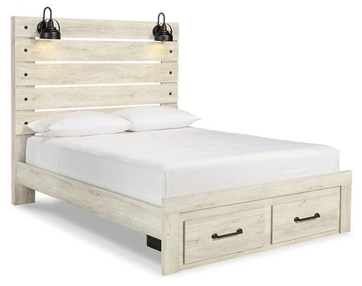 Cambeck Bed with 2 Storage Drawers - Golden Home Furniture