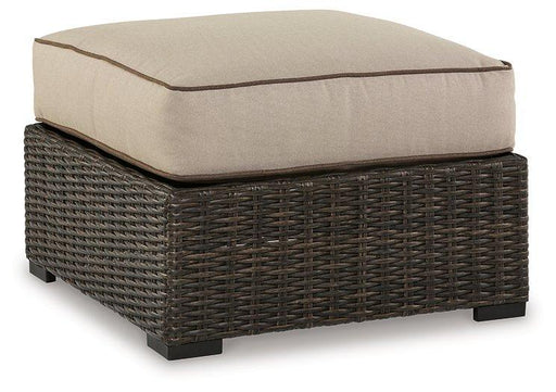Coastline Bay Outdoor Ottoman with Cushion - Golden Home Furniture