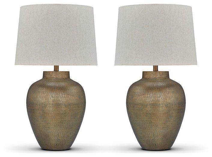 Madney Lamp Set - Golden Home Furniture (Columbus, OH) - Multi Location