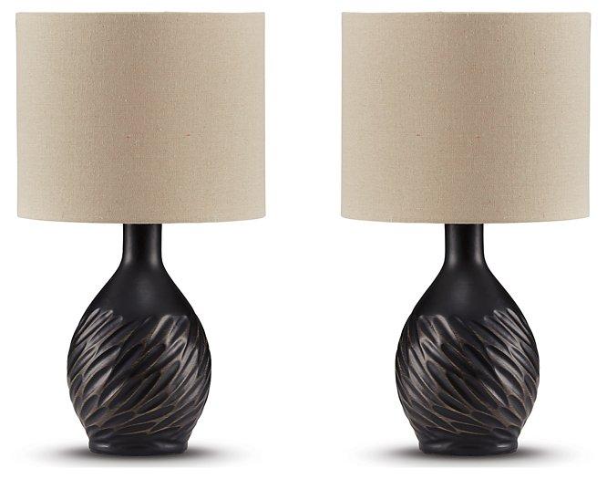 Garinton Lamp Set - Golden Home Furniture (Columbus, OH) - Multi Location