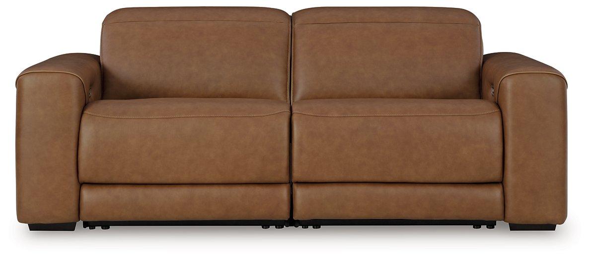 Magic Man Power Reclining Sectional Loveseat - Golden Home Furniture (Columbus, OH) - Multi Location