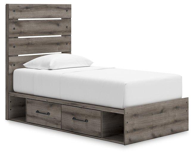 Graystorm Bed with Storage - Golden Home Furniture (Columbus, OH) - Multi Location