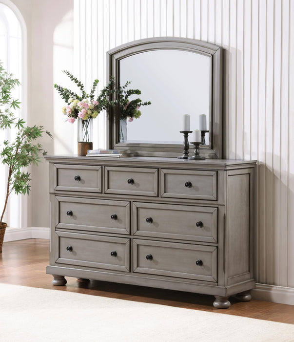 B070 Light Gray Dresser