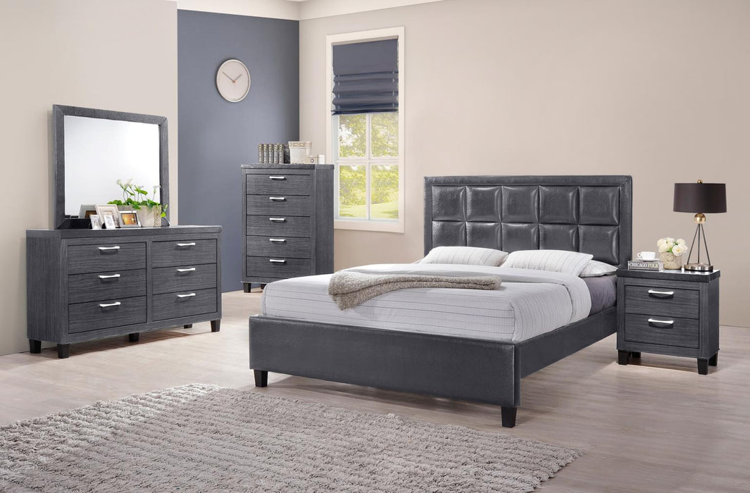 B511 Bed Frame-Dresser-Mirror-Chest-Nightstand