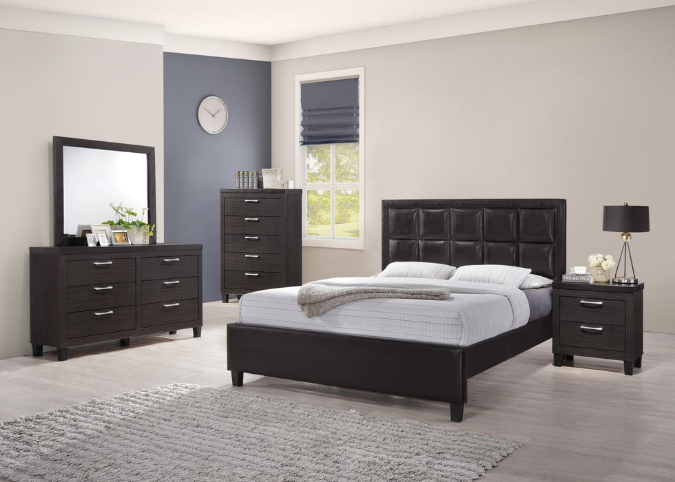 B510 Bed-Dresser-Mirror
