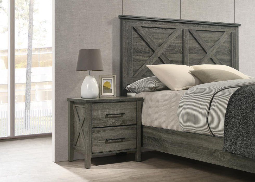 B522 Rustic Gray Stand