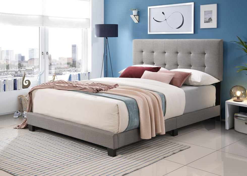 B606 Light Gray Bed
