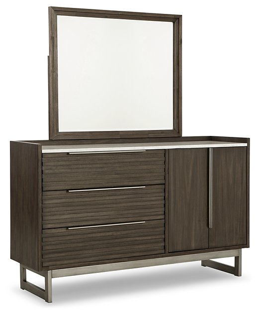Arkenton Dresser and Mirror - Golden Home Furniture (Columbus, OH) - Multi Location