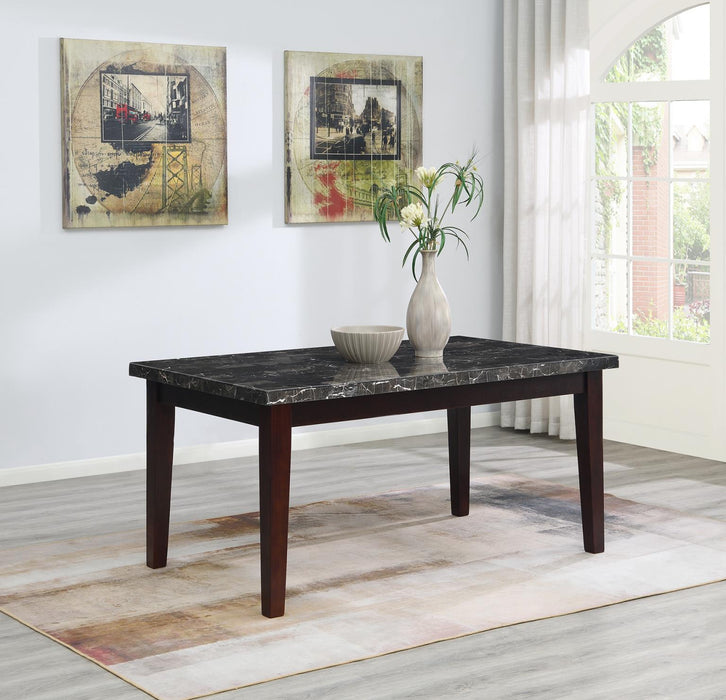 D128 Dining Table-4 Chairs-Bench