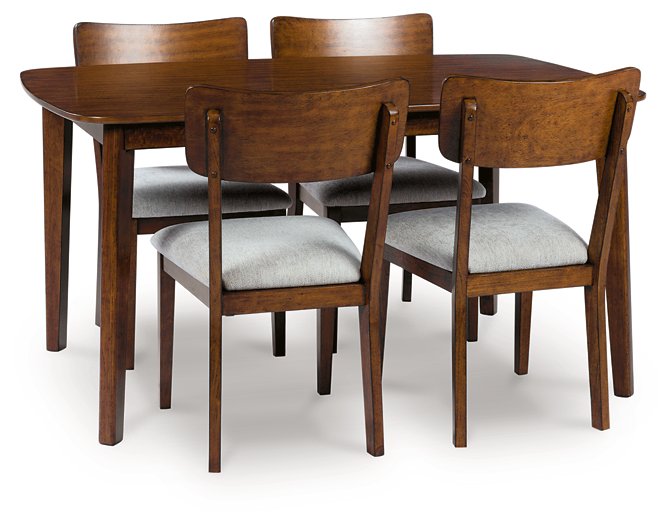 Tameride Dining Table and 4 Chairs (Set of 5) - Golden Home Furniture