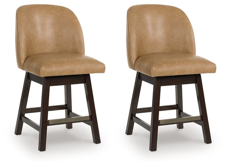 Neymorton Counter Height Barstool (Set of 2) - Golden Home Furniture