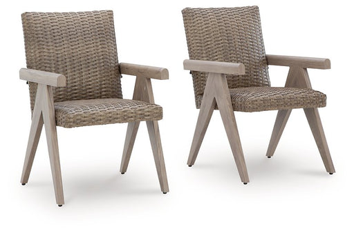 Cliff Trails Outdoor Arm Chair (Set of 2) - Golden Home Furniture