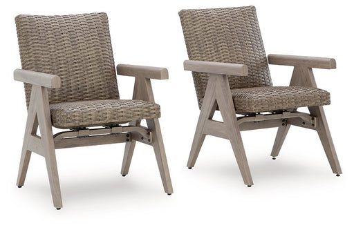 Cliff Trails Outdoor Rocking Arm Chair (Set of 2) - Golden Home Furniture