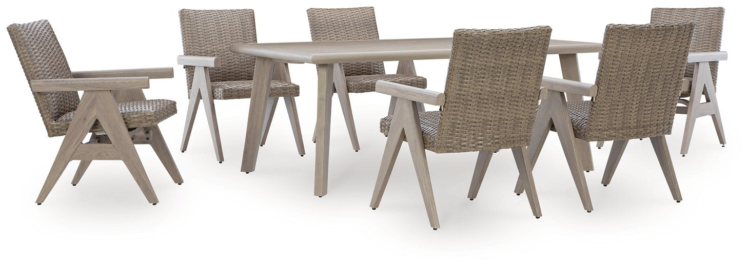 Cliff Trails Outdoor Dining Package - Golden Home Furniture (Columbus, OH) - Multi Location
