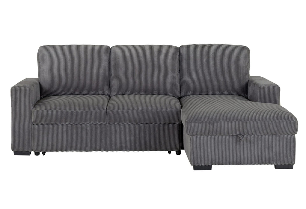 U2660 Grey L Sectional Pullout - Golden Home Furniture (Columbus, OH) - Multi Location