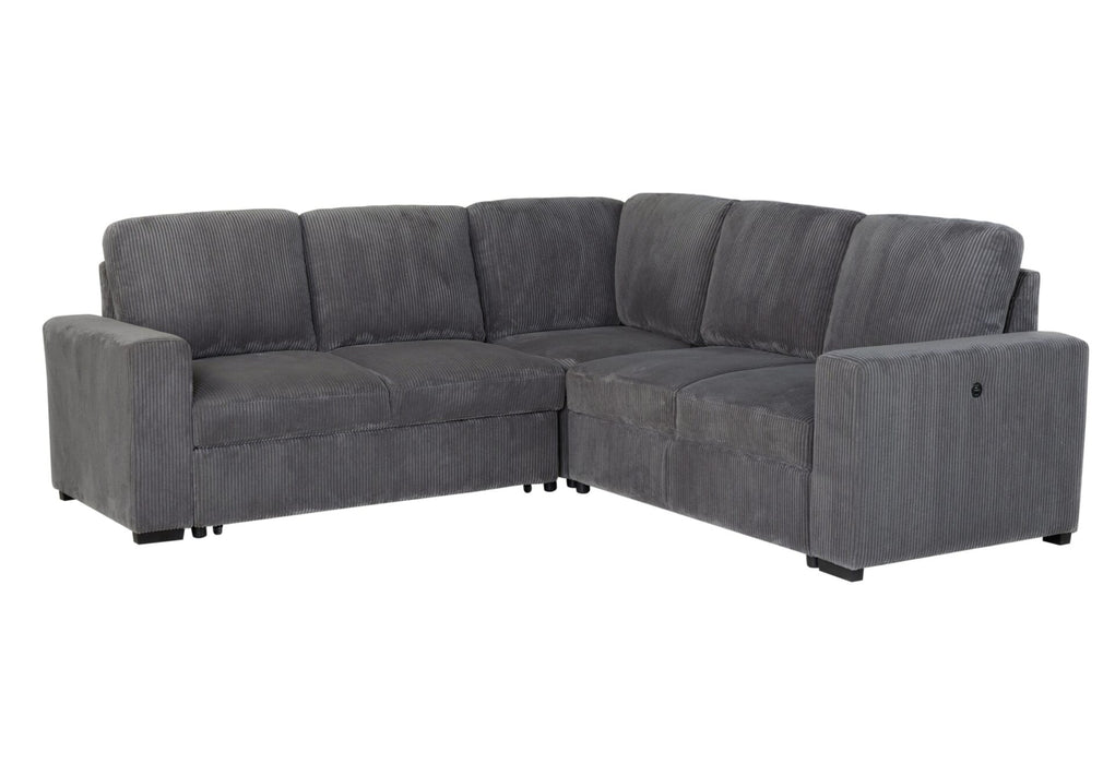 U2660 Grey Sectional Sofa-Without Chaise - Golden Home Furniture (Columbus, OH) - Multi Location
