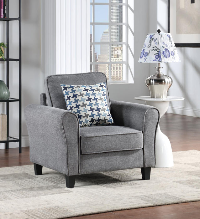 U416 Dark Gray Sofa