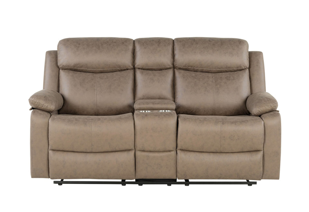U6026 Brown Console Rec Ls - Golden Home Furniture (Columbus, OH) - Multi Location