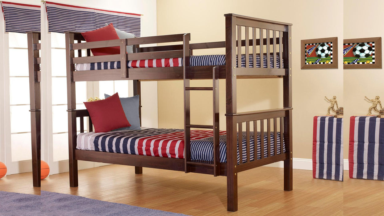 Delia TWIN/TWIN BUNK BED - S124