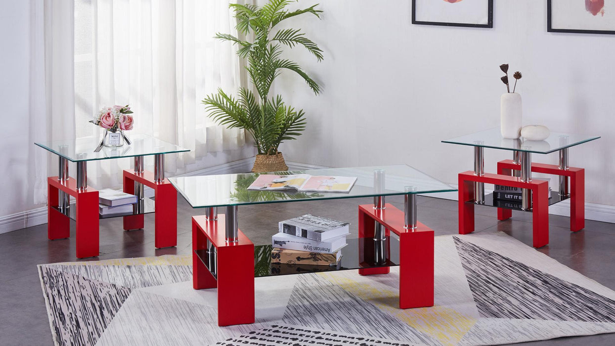 Audrey END TABLE (2/BOX) - T311E-GY