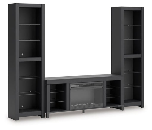 Cayberry Entertainment Center with Electric Fireplace - Golden Home Furniture