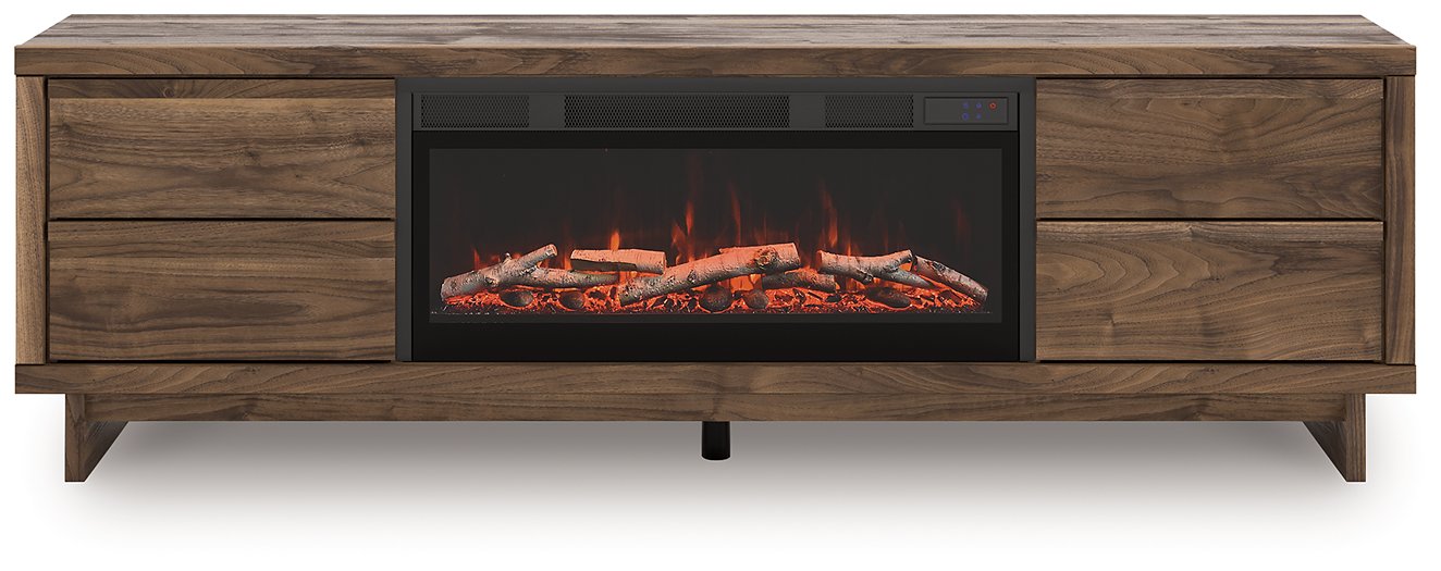 Zadilyn 72" TV Stand with Electric Fireplace - Golden Home Furniture