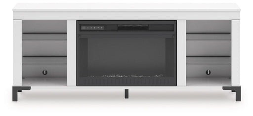 Brollevi 60" TV Stand with Electric Fireplace - Golden Home Furniture
