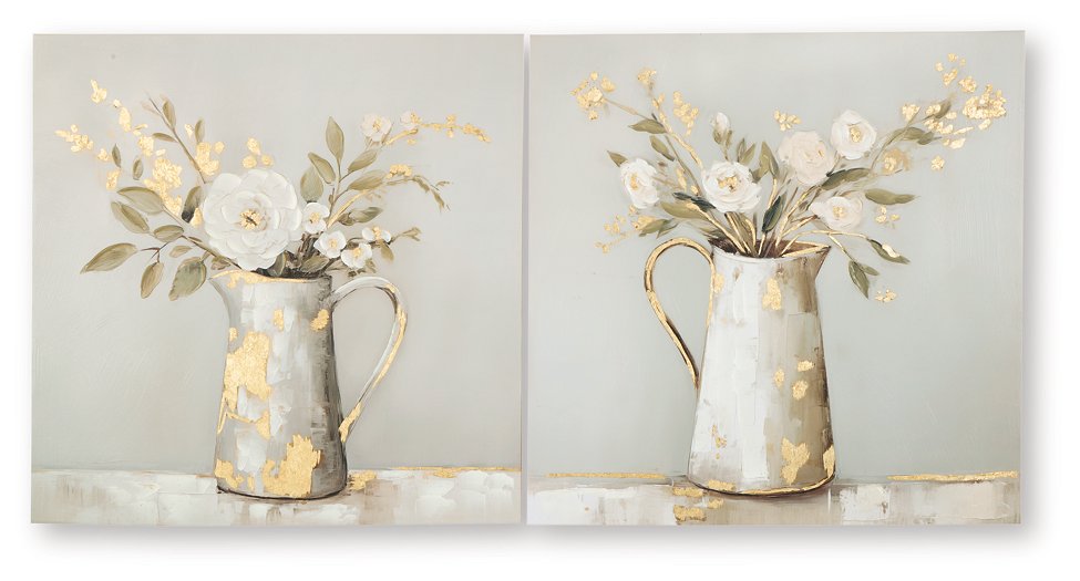 Amoryville Wall Art Set (Set of 2) - Golden Home Furniture (Columbus, OH) - Multi Location