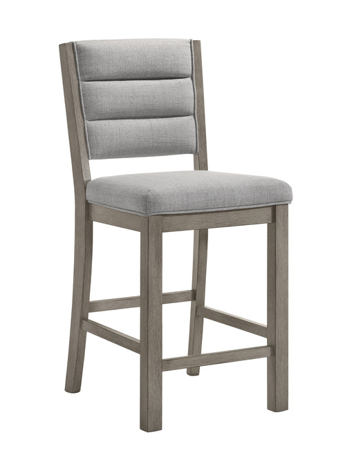 RENWICK COUNTER HEIGHT CHAIR ALL GREY - Golden Home Furniture