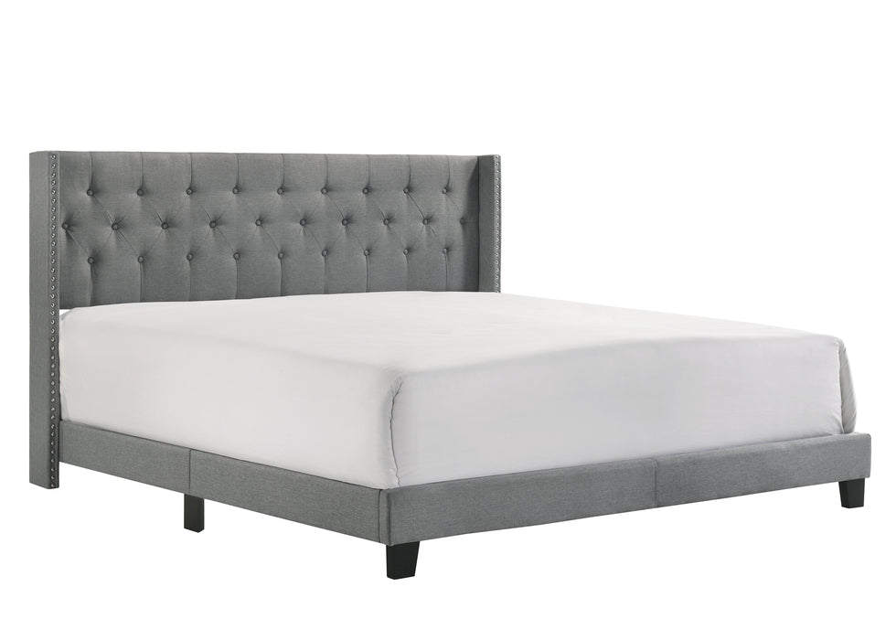 MAKAYLA KING BED GREY - Golden Home Furniture (Columbus, OH) - Multi Location