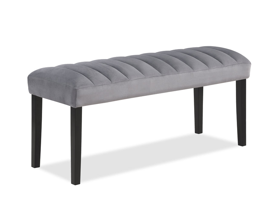 PASCAL LIGHT GRAY BENCH - Golden Home Furniture (Columbus, OH) - Multi Location