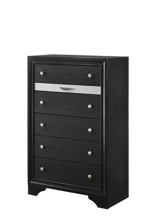 REGATA CHEST BLACK/SILVER - Golden Home Furniture (Columbus, OH) - Multi Location
