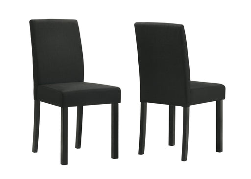 RESIA DINING CHAIR BLACK - Golden Home Furniture