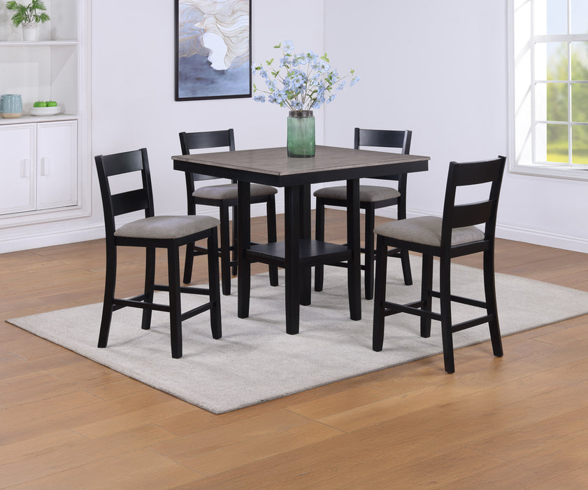 LESTER 5-PK CTR HT TABLE LIGHT GREY - Golden Home Furniture (Columbus, OH) - Multi Location