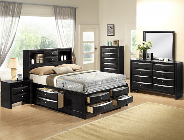 BLACK EMILY DRESSER 8 DRAWERS - Golden Home Furniture (Columbus, OH) - Multi Location