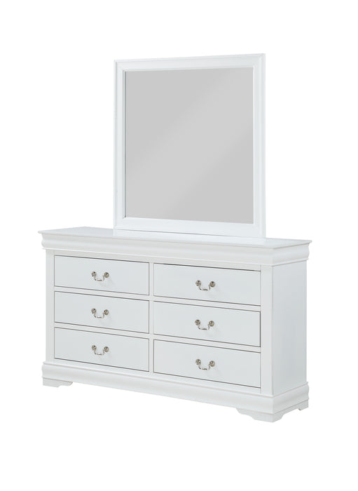 LOUIS PHILIP DRESSER WHITE - Golden Home Furniture (Columbus, OH) - Multi Location