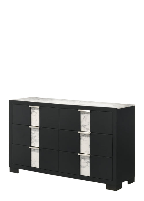 RANGLEY DRESSER - BLACK - Golden Home Furniture (Columbus, OH) - Multi Location