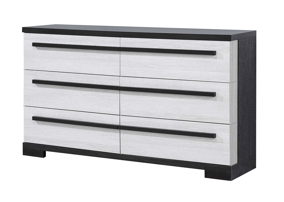 REMINGTON DRESSER CHALK/EBONY - Golden Home Furniture (Columbus, OH) - Multi Location