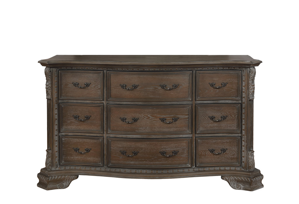 SHEFFIELD DRESSER ANTIQUE GREY - Golden Home Furniture (Columbus, OH) - Multi Location
